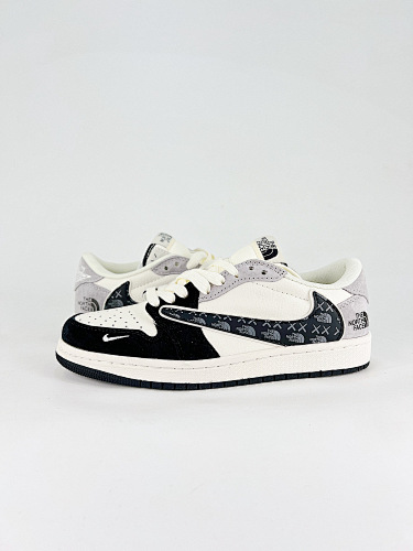 Nike Air Jordan 1 Low colorway personalizado The North Face